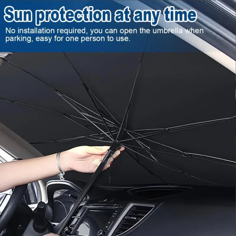 Windshield Sunshade Blocks 99% Heat Universal Fit