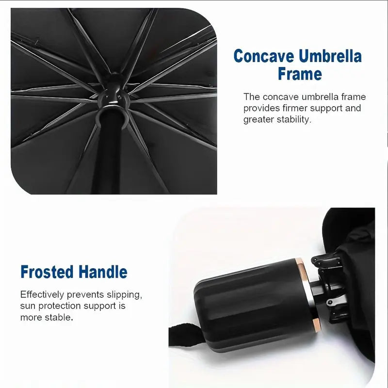 Windshield Sunshade Blocks 99% Heat Universal Fit