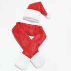 Wine Bottle Cover Plush Santa Hat