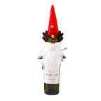 Wine Bottle Cover Santa Claus Plush-Lined