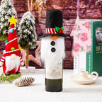 Wine Bottle Cover Santa Claus Plush-Lined