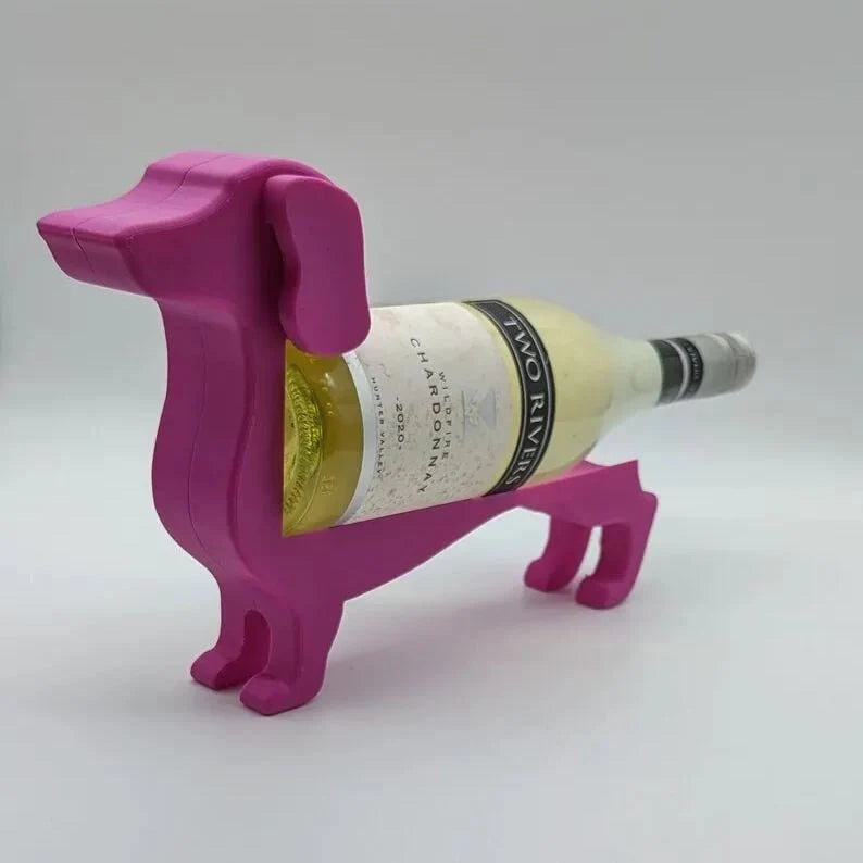 Wine Bottle Holder Resin Sculptural Tabletop