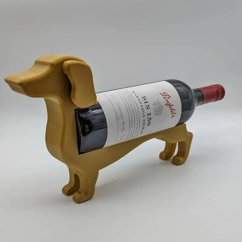 Wine Bottle Holder Resin Sculptural Tabletop