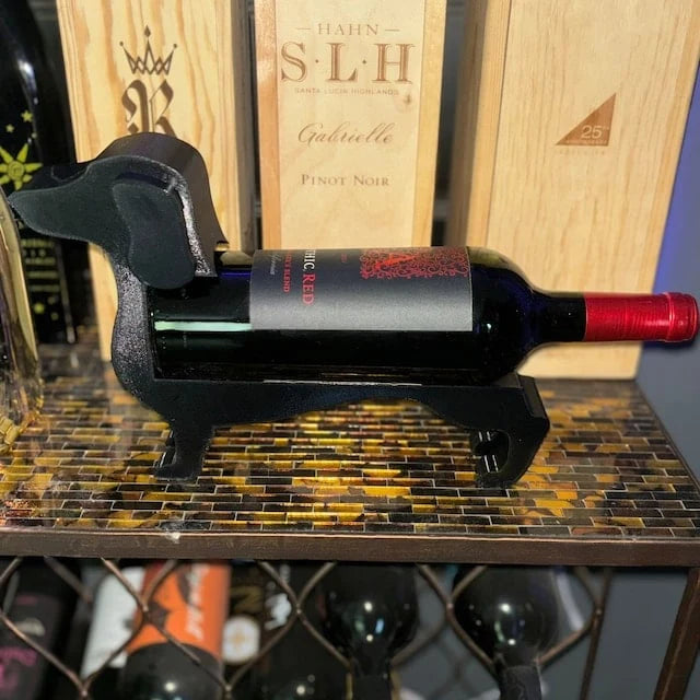 Wine Bottle Holder Resin Sculptural Tabletop