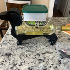 Wine Bottle Holder Resin Sculptural Tabletop