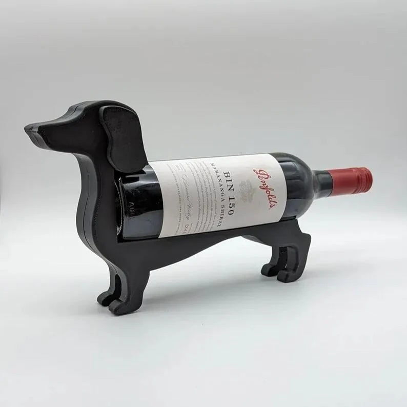 Wine Bottle Holder Resin Sculptural Tabletop