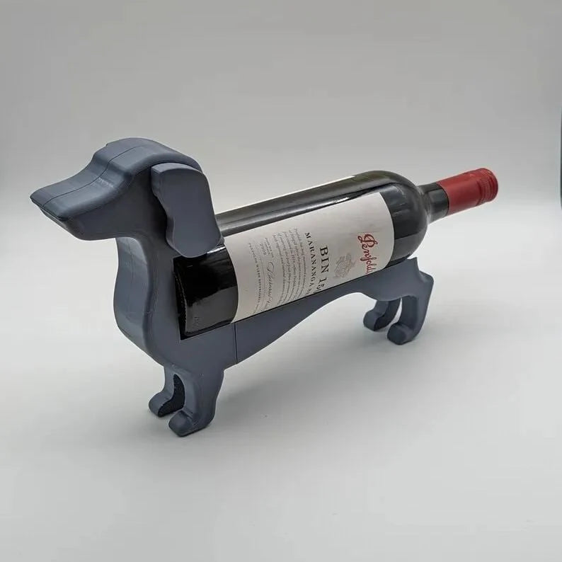 Wine Bottle Holder Resin Sculptural Tabletop