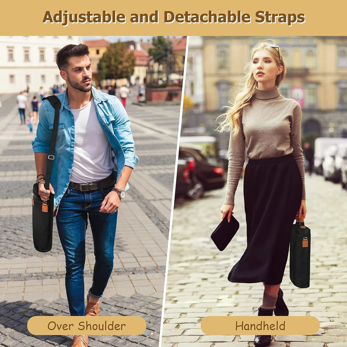 Wine Carrier 2-Bottle Insulated Leak-Proof