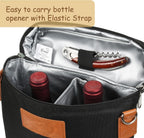 Wine Carrier 2-Bottle Insulated Leak-Proof