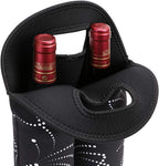 Wine Carrier Neoprene Insulated Dual Compartment Foldable