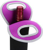 Wine Carrier Neoprene Insulated Dual Compartment Foldable