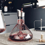 Wine Decanter 12-Channel Aeration Hand-Blown Lead-Free Crystal