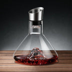 Wine Decanter Cascade Aeration Hand-Blown Glass