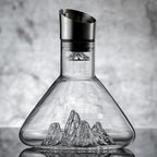 Wine Decanter Cascade Aeration Hand-Blown Glass