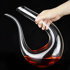 Wine Decanter Integrated Aerator Hand-Blown Crystal 1.5L