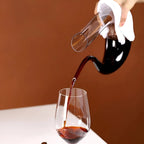 Wine Decanter Integrated Aerator Hand-Blown Crystal 1.5L