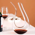 Wine Decanter Integrated Aerator Hand-Blown Crystal 1.5L