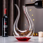 Wine Decanter Integrated Aerator Hand-Blown Crystal 1.5L