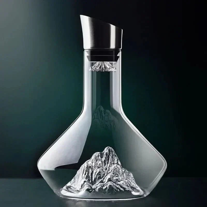 Wine Decanter Lead-Free Crystal Wide Base 1.5L