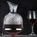 Wine Decanter Rotating Aeration Base 1.5L High-Grade Crystal