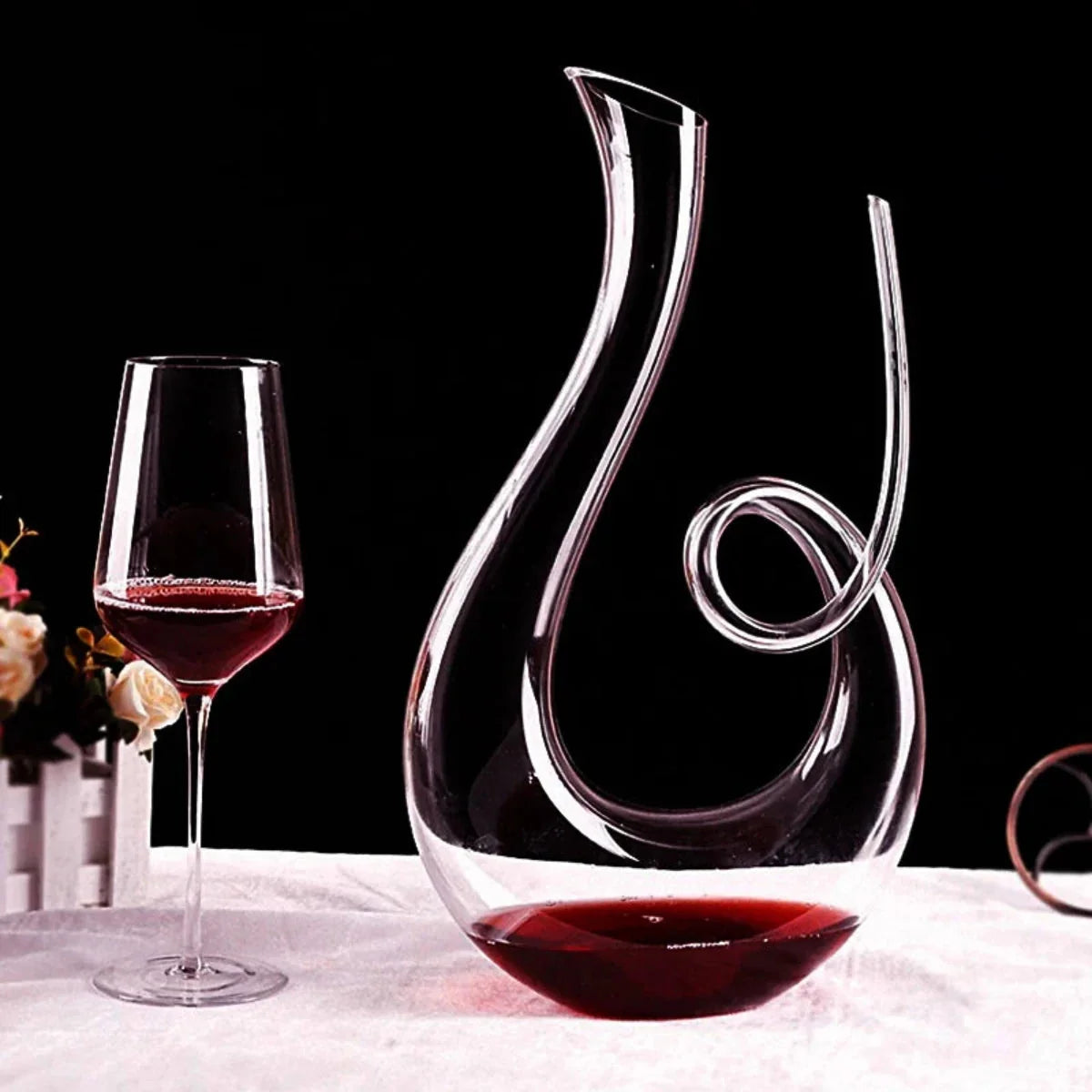 Wine Decanter Swirling Aeration & Easy Pouring