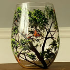 Wine Glass Hand-Painted Seasonal Dishwasher-Safe