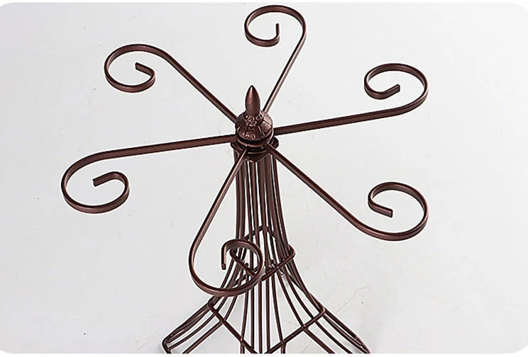 Wine Glass Rack Welded Iron Space-Saving