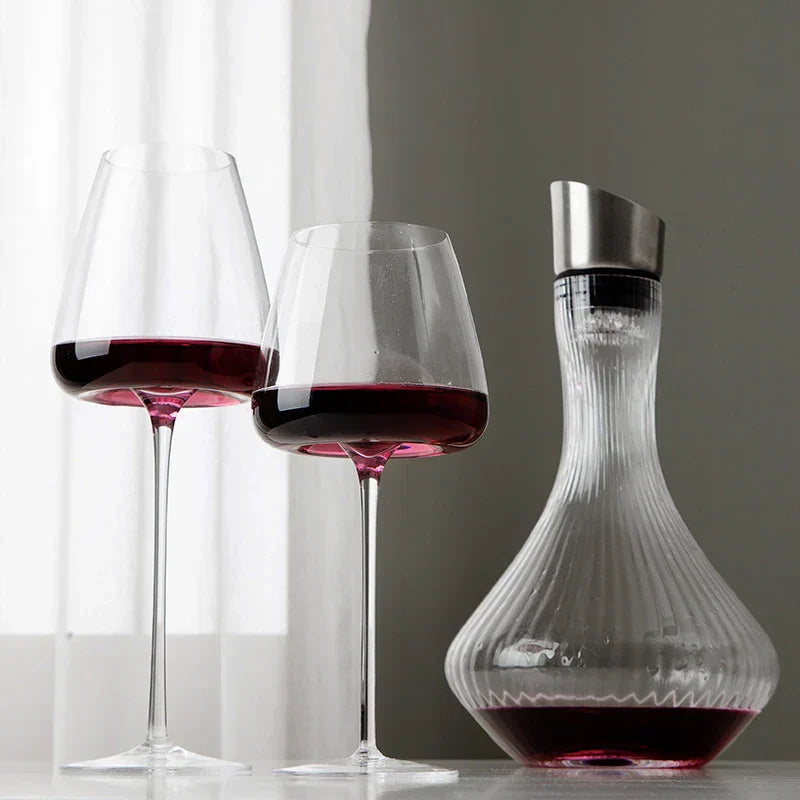 Wine Glass Set Handmade Lead-Free Crystal