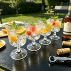 Wine Glasses Set Foldable Stemmed Shatterproof