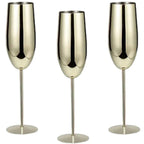 Wine Glasses Set Stainless Steel Chill-Enhancing Set of 6