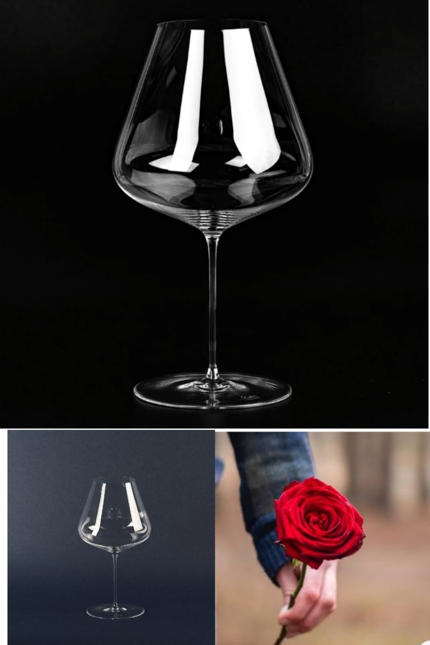 Wine Goblet Set 800ml Crystal Tall Stem