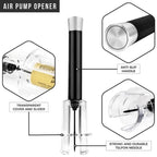 Wine Opener Set Air-Assist Pump & Foil Cutter