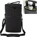 Wine Tote Bag Canvas Insulated Leakproof Padded Divider