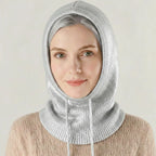 Winter Beanie Cashmere Blend Adjustable Drawstring Wind Protection