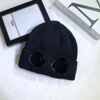 Winter Beanie Fold-Up Goggles Double-Layer Polyester