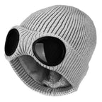 Winter Beanie Fold-Up Goggles Double-Layer Polyester