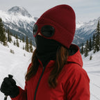 Winter Beanie Fold-Up Goggles Double-Layer Polyester