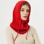 Winter Beanie Soft Knit Full Ear Coverage Adjustable Drawstring
