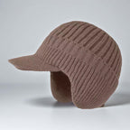 Winter Beanie Visor & Ear Flaps Cold Weather Protection