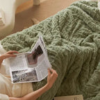 Winter Blanket Lambswool & Fleece Lightweight Hypoallergenic