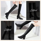 Winter Boots Stretch Upper Fleece Lined Anti-Slip Sole