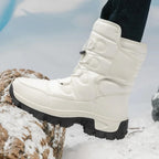 Winter Boots Water-Repellent Plush Lining Non-Slip Rubber Sole