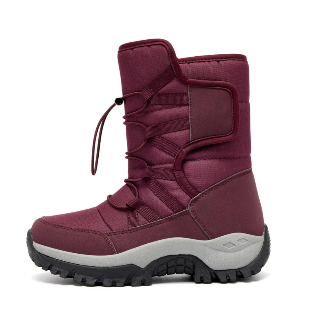 Winter Boots Water-Repellent Plush Lining Non-Slip Rubber Sole