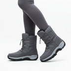 Winter Boots Water-Repellent Plush Lining Non-Slip Rubber Sole
