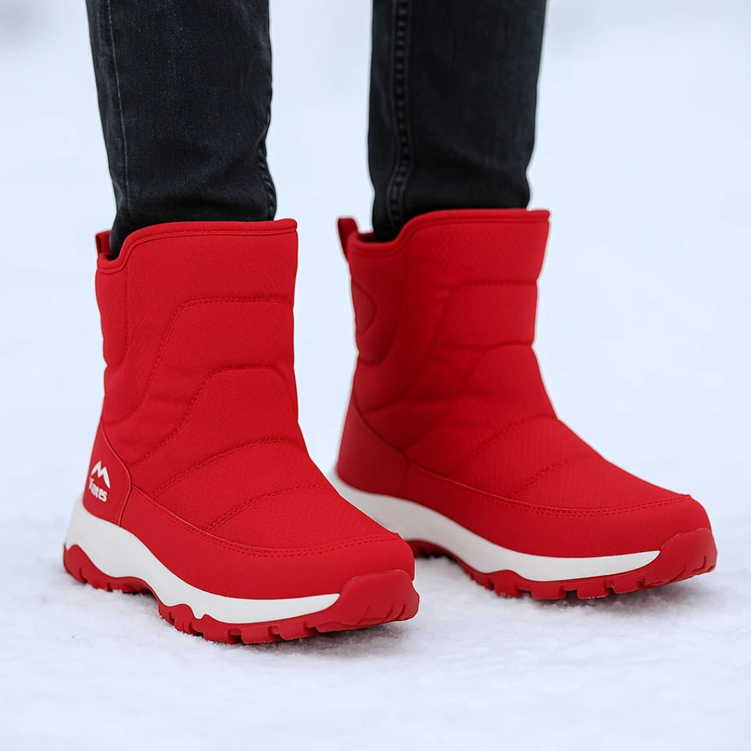 Winter Boots Waterproof Plush Lined Non-Slip Sole