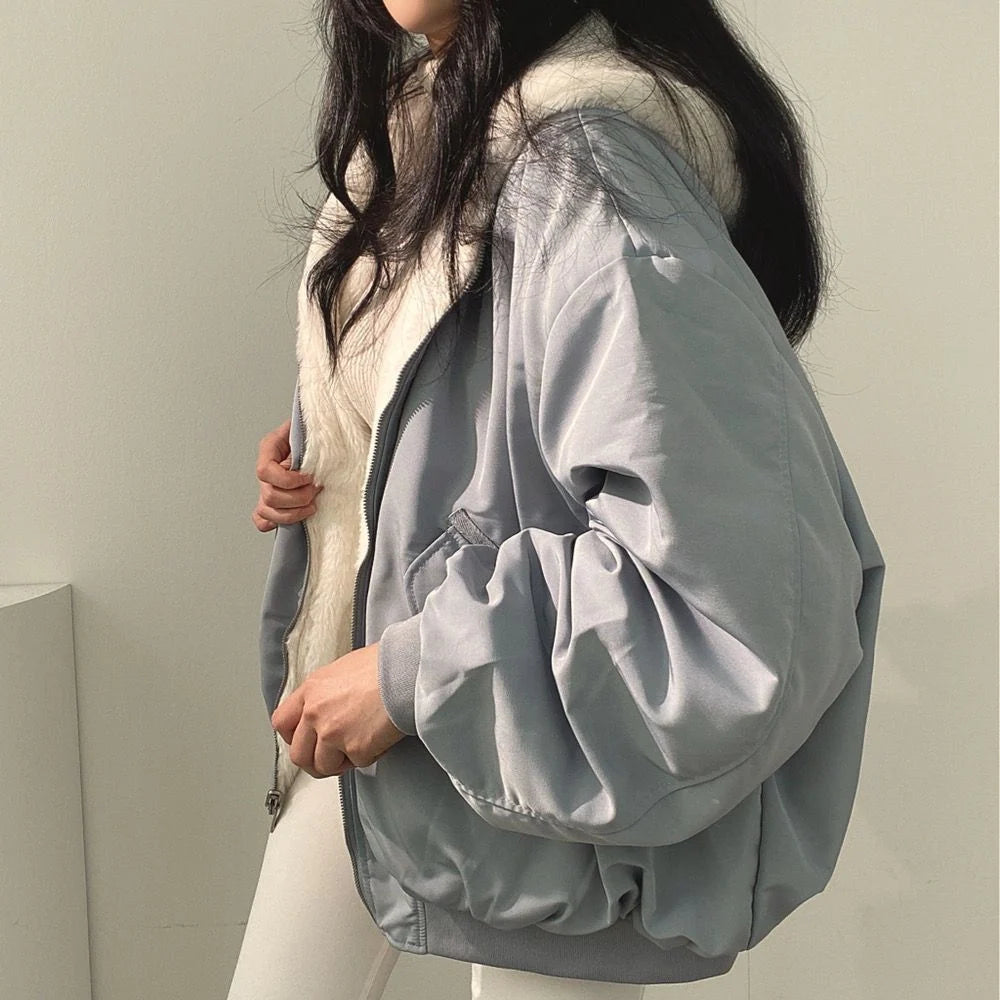 Winter Coat Reversible Hooded Lightweight & Warm