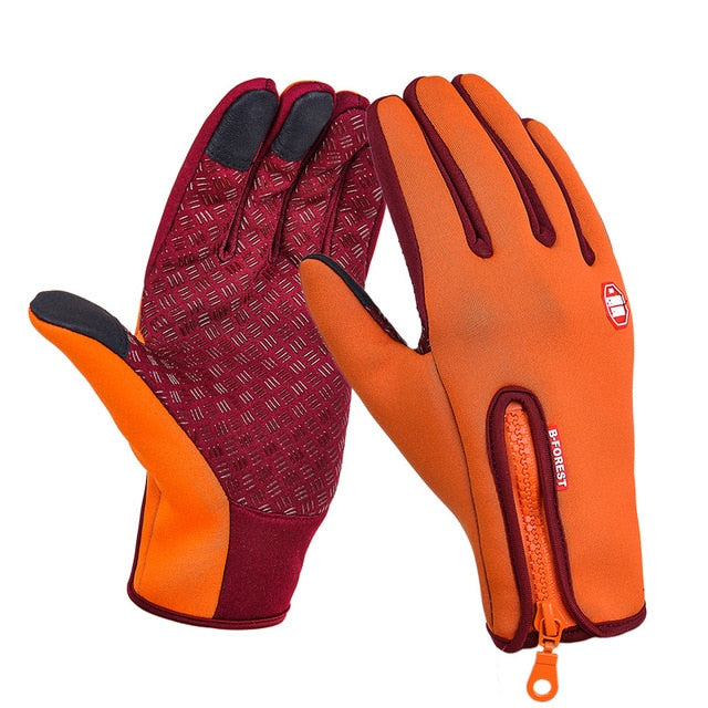 Winter Gloves Insulated Fleece-Lined Touchscreen