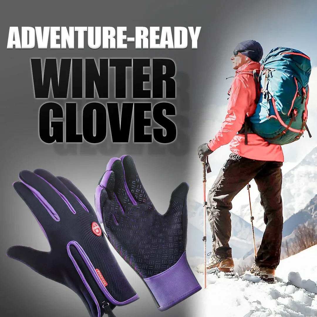 Winter Gloves Insulated Waterproof Touchscreen & Anti-Slip Grip