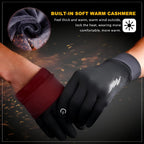 Winter Gloves Touchscreen & Non-Slip Fleece Lined