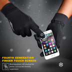 Winter Gloves Touchscreen & Non-Slip Fleece Lined